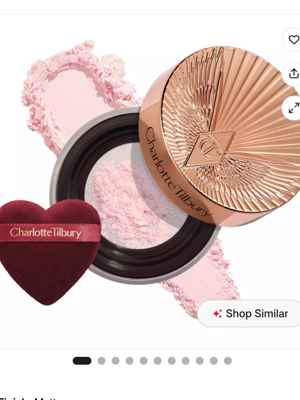 Charlotte Tilbury Airbrush Flawless Blur Loose Setting Powder - Pink